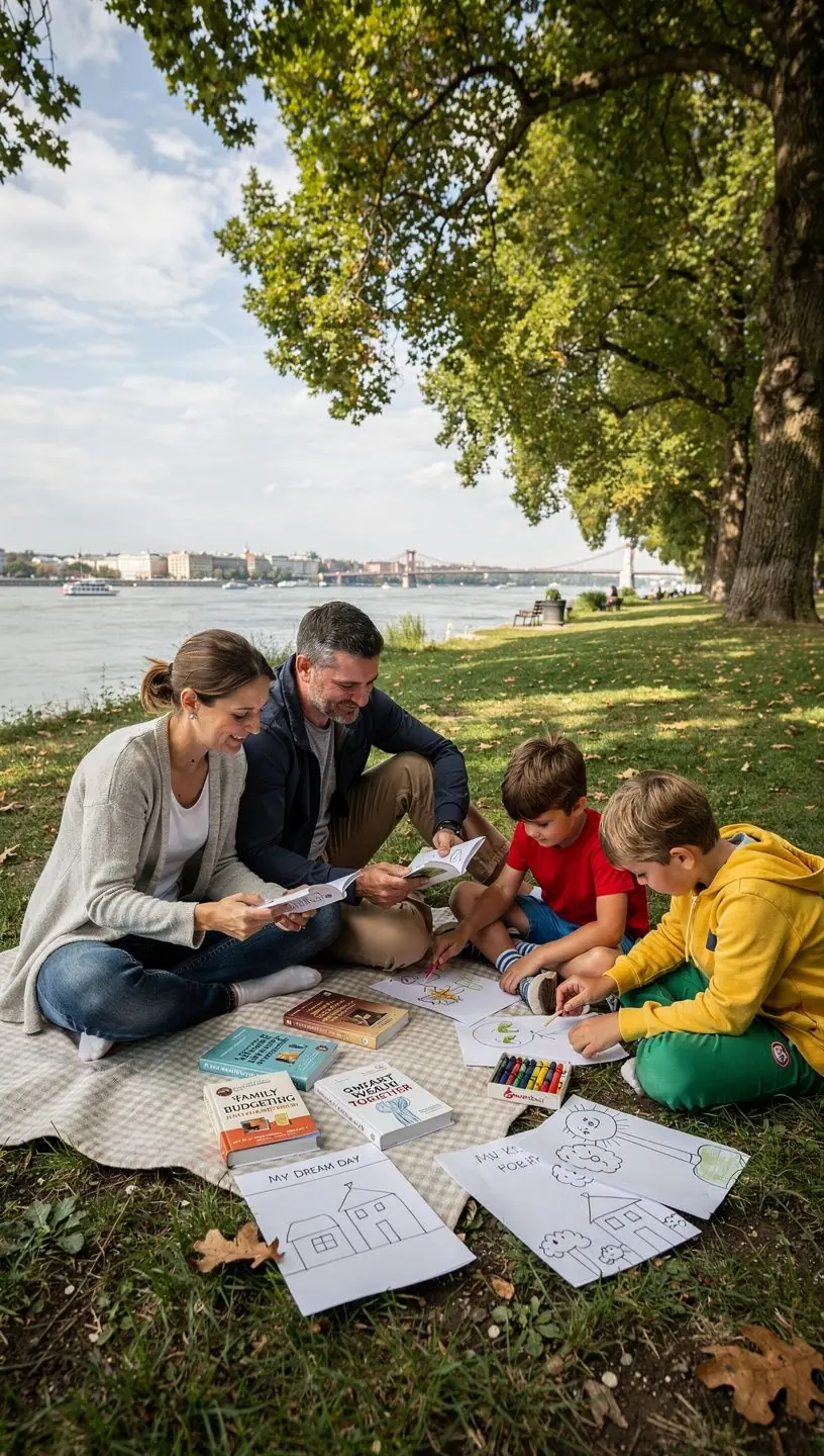 Egyszerű, letisztult pénzügyi tervező napló a minimalista asztalon